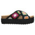 Фото #1 товара Dirty Laundry Plays Floral Espadrille Platform Womens Black Casual Sandals PLAY