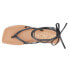 Фото #8 товара BEACH by Matisse Bocas Lace Up Womens Black Casual Sandals BOCAS-001