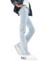 Фото #1 товара Stradivarius D98 Tall straight leg jeans in light blue