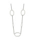 Chisel stainless Steel Polished Fancy Oval Link 38 inch Necklace