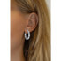 Фото #3 товара Luxury round earrings with zircons MW02722A