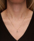 ფოტო #2 პროდუქტის Diamond Initial "B" 18" Pendant Necklace (1/10 ct. t.w.) in 14k Gold, Created for Macy's