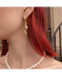 ფოტო #4 პროდუქტის 18K Gold Plated Freshwater Pearls - Help Me Sully Earrings For Women
