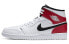 Фото #1 товара Кроссовки мужские Jordan Air Jordan 1 Mid бело-красные 554724-116