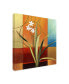 Фото #2 товара Pablo Esteban Narrow Palm on Patches Canvas Art - 19.5" x 26"