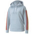 Фото #3 товара Puma Clsx Pullover Hoodie Womens Blue Casual Outerwear 589768-61
