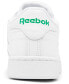 Кроссовки Reebok Club C 85 Mens Casual Бело-зеленый, 13 - фото #3