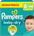 Фото #8 товара Windeln Baby Dry Gr.6 Extra Large (13-18 kg), Monatsbox, 148 St