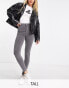 Фото #1 товара Pull&Bear Tall super skinny high waisted jeans in grey