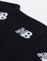 Фото #2 товара New Balance logo mid sock 3 pack in black