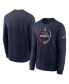 Фото #1 товара Men's Navy New England Patriots Icon Legend Long Sleeve T-shirt