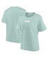 Фото #1 товара Women's Green Merchandise Mono Crest T-Shirt