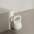 Фото #2 товара Deko-Objekt Kettlebell aus weißem Marmor