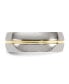 Titanium Yellow IP-plated Grooved Polished Wedding Band Ring