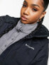 Columbia Ski Lay D Down II faux fur trimmed insulated jacket in black