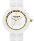 Women's Mini Park Row White Silicone Watch 28mm