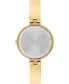 ფოტო #3 პროდუქტის Women's Bold Bangles Swiss Quartz Ionic Plated Gold-Tone Steel Watch 28mm