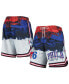 ფოტო #5 პროდუქტის Men's Philadelphia 76ers Americana Dip-Dye Shorts