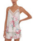 ფოტო #7 პროდუქტის Women's Cindy 2-Pc. Floral Satin Pajamas Set