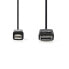 Фото #3 товара Nedis CCGB37400BK20 - 2 m - Mini DisplayPort - DisplayPort - Male - Male - 3840 x 2160 pixels