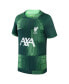 Фото #3 товара Футболка для малышей Nike Зеленая Ливерпуль 2023/24 Встречная Подготовительная футболка
