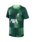 Big Boys and Girls Green Liverpool 2023/24 Away Pre-Match Performance Jersey