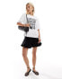 Фото #3 товара Noisy May oversize t-shirt with whatever print in white