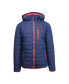 Фото #2 товара Spire By Galaxy Men's Puffer Bubble Jacket with Contrast Trim