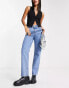 Фото #2 товара Reclaimed Vintage 90's high waisted slim leg jean in antique wash