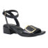 Фото #3 товара Diba True Kea Lah Ankle Strap Block Heels Womens Black Casual Sandals 30620-001