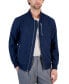 Фото #1 товара Men's Perforated Bomber Jacket, Created for Macy's