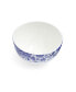 Blue Italian Brocato 6" Rice Bowl, Set of 4