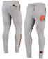ფოტო #2 პროდუქტის Men's Gray Cleveland Browns Logo Jogger Pants