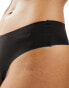 Фото #4 товара Sloggi Zero invisible 2 pack thong with scallop edge in black