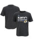 ფოტო #2 პროდუქტის Big Boys Heathered Charcoal Los Angeles Rams 2021 NFC Champions Locker Room Trophy Collection T-shirt