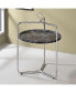 Фото #4 товара Steve Silver Miro 19" Laminate Metal Side Table