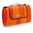 Picknickdecke 200x200cm orange gestreift