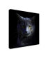 Фото #2 товара Alain Gillet Blue Cat Canvas Art - 20" x 25"