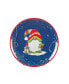 Фото #5 товара Holiday Magic Gnomes 4 Piece Dessert Plate Set