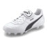 Puma King Top Firm Ground Soccer Cleats Mens White Sneakers Athletic Shoes 10560