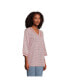 ფოტო #3 პროდუქტის Women's Tall Rayon 3/4 Sleeve V Neck Tunic Top