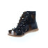 Фото #4 товара Miz Mooz Florence 279012 Womens Black Suede Gladiator Sandals Shoes 6