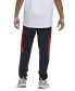 ფოტო #5 პროდუქტის Men's Essentials Regular-Fit Colorblocked Tricot Joggers