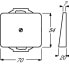 Фото #4 товара BUSCH JAEGER 1753-0-1118 - Platinum - Conventional - Busch-Jaeger - 70 mm - 54 mm - 2 cm