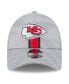 Фото #4 товара Men's Gray Kansas City Chiefs 2024 Sideline 9FORTY Stretch-Snap Hat