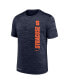 Фото #3 товара Men's Navy Syracuse Orange 2024 Sideline Velocity Legend Performance T-Shirt