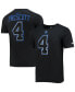 Фото #1 товара Men's Dak Prescott Black Dallas Cowboys Name and Number T-shirt