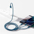 Фото #8 товара 3w1 kabel przewód uniwersalny USB - Lightning / USB-C / micro USB 3.5A 1.5m niebieski