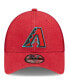 Фото #4 товара Men's Red Arizona Diamondbacks Trucker 9FORTY Adjustable Hat