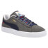 Фото #2 товара Puma Classic Suede X King Shark Lace Up Mens Grey Sneakers Casual Shoes 389536-